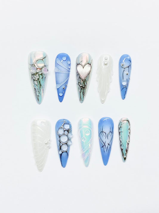 The blue heart beats